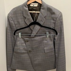 Havre Studio vintage skirt set in pale grey